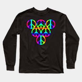 'Peace and Tolerance' Awesome LGBTQ Pride Day Gift Long Sleeve T-Shirt